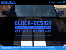 Tablet Screenshot of glock-design.com